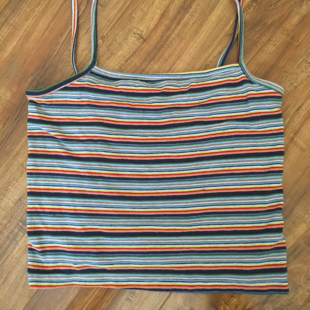 Striped crop top